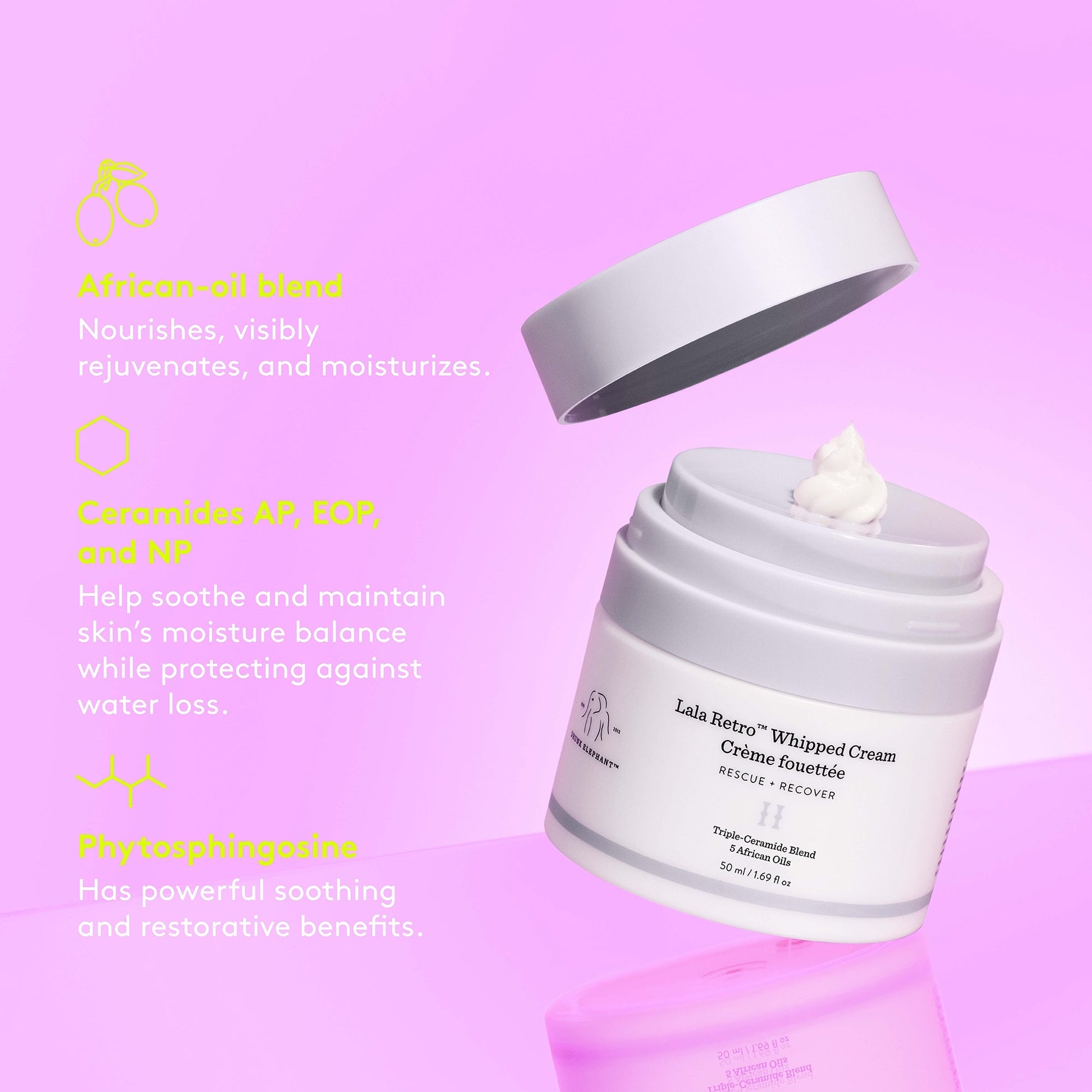 Drunk Elephant Lala Retro Ceramide Moisturiser - Image 5