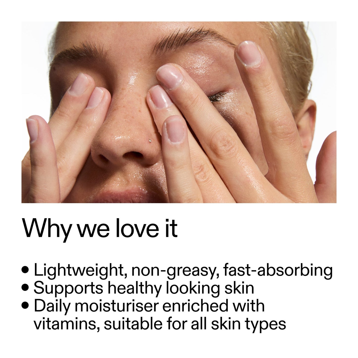 The INKEY List Vitamin B, C and E Moisturizer - Application