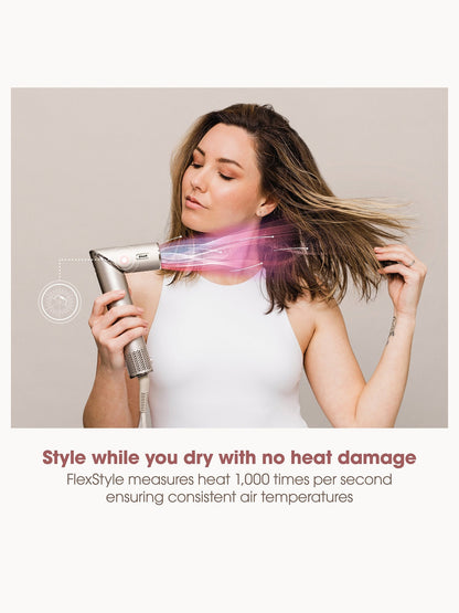 SHARK Beauty FlexStyle 5-in-1 Air Styler and Hair Dryer with Storage Case - Stone - Image 4
