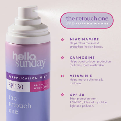 Hello Sunday The Retouch One Reapplication Mist SPF 30 - Image 4