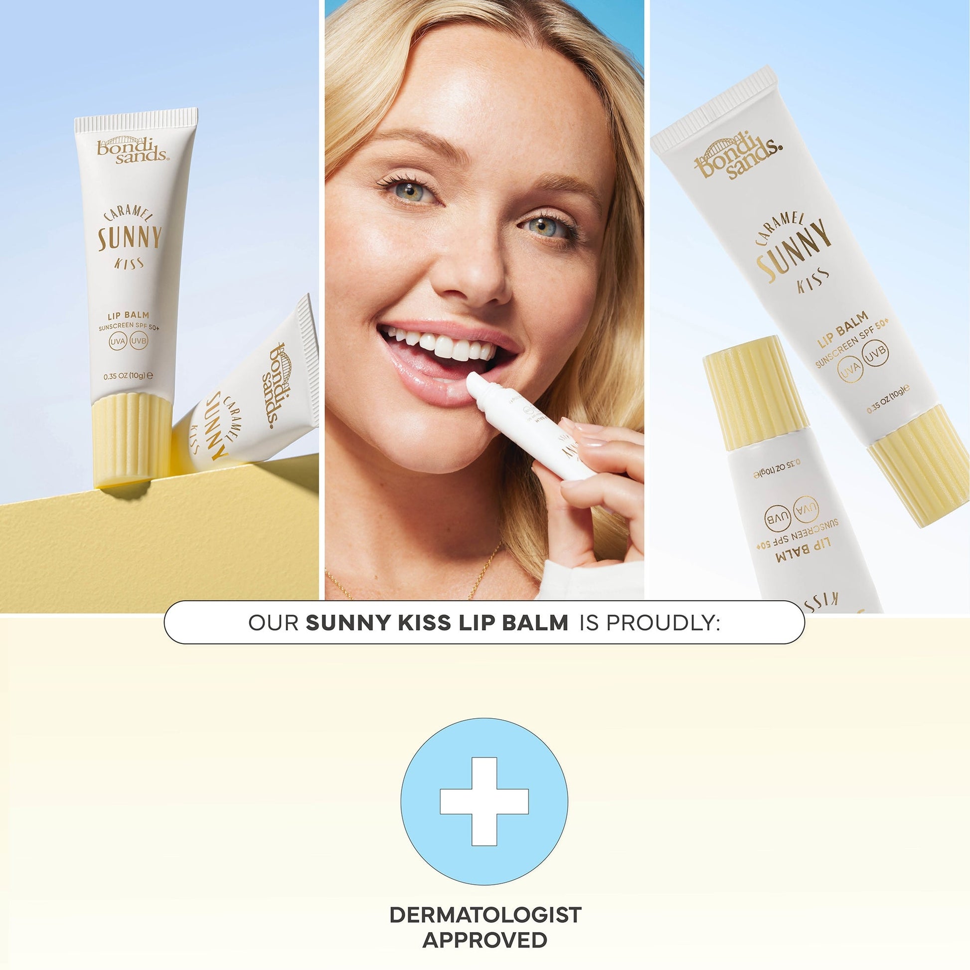 Bondi Sands Sunny SPF 50+ Lip Balm - Application