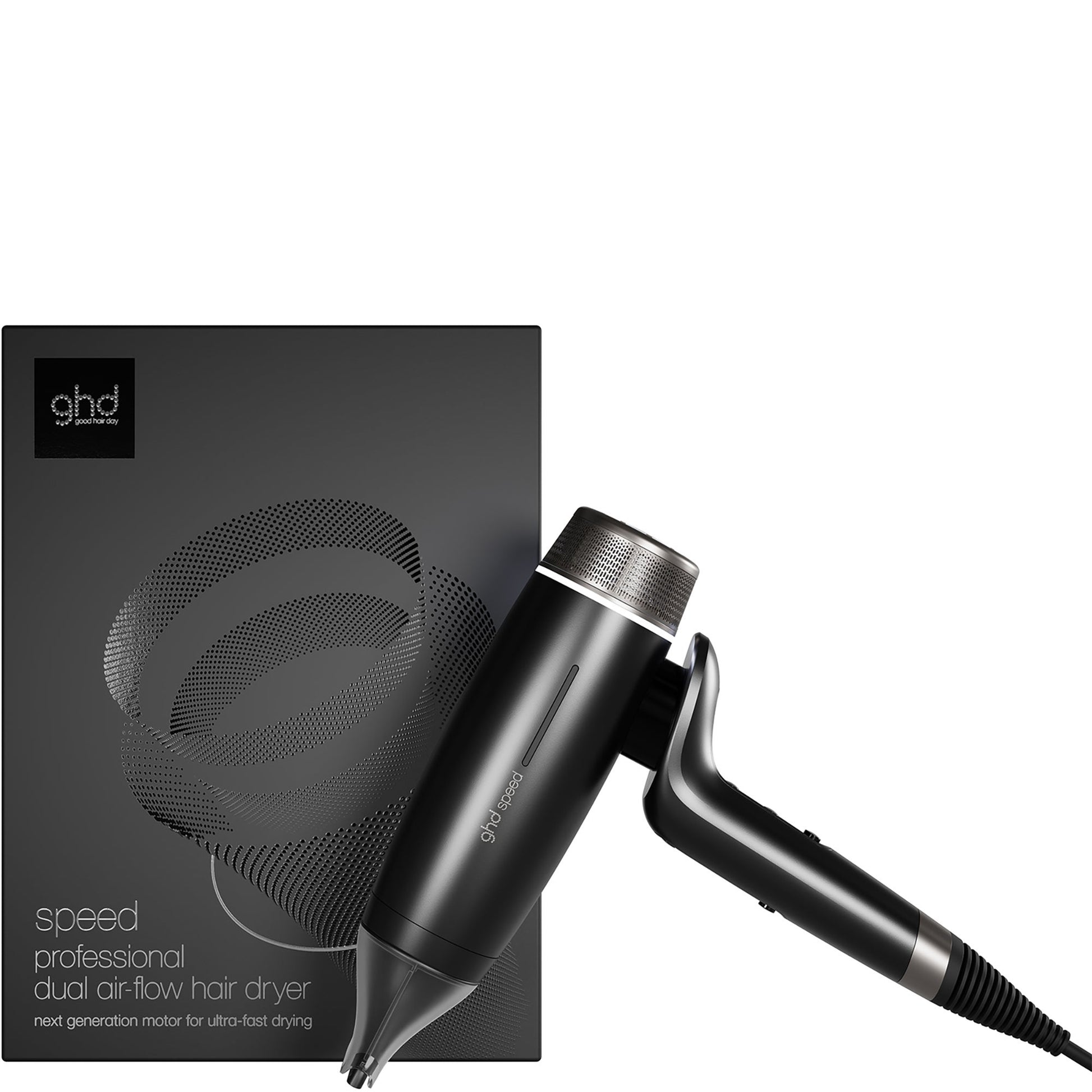 ghd Black Speed and Bodyguard Heat Protect Spray Bundle - Product Details