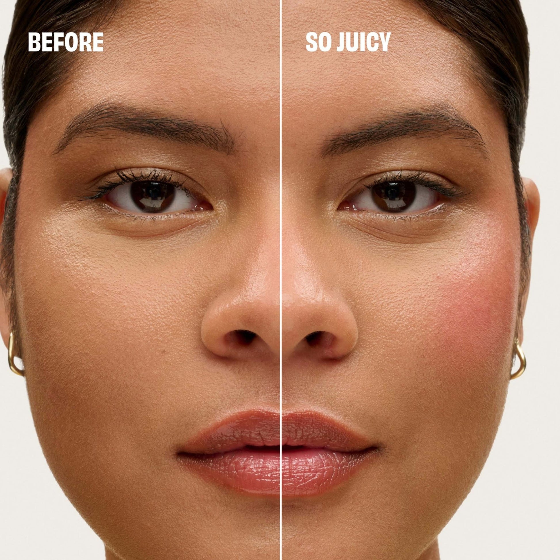 Benefit Juice Stick Hydrating Dewy Gel Blush Stick - Application
