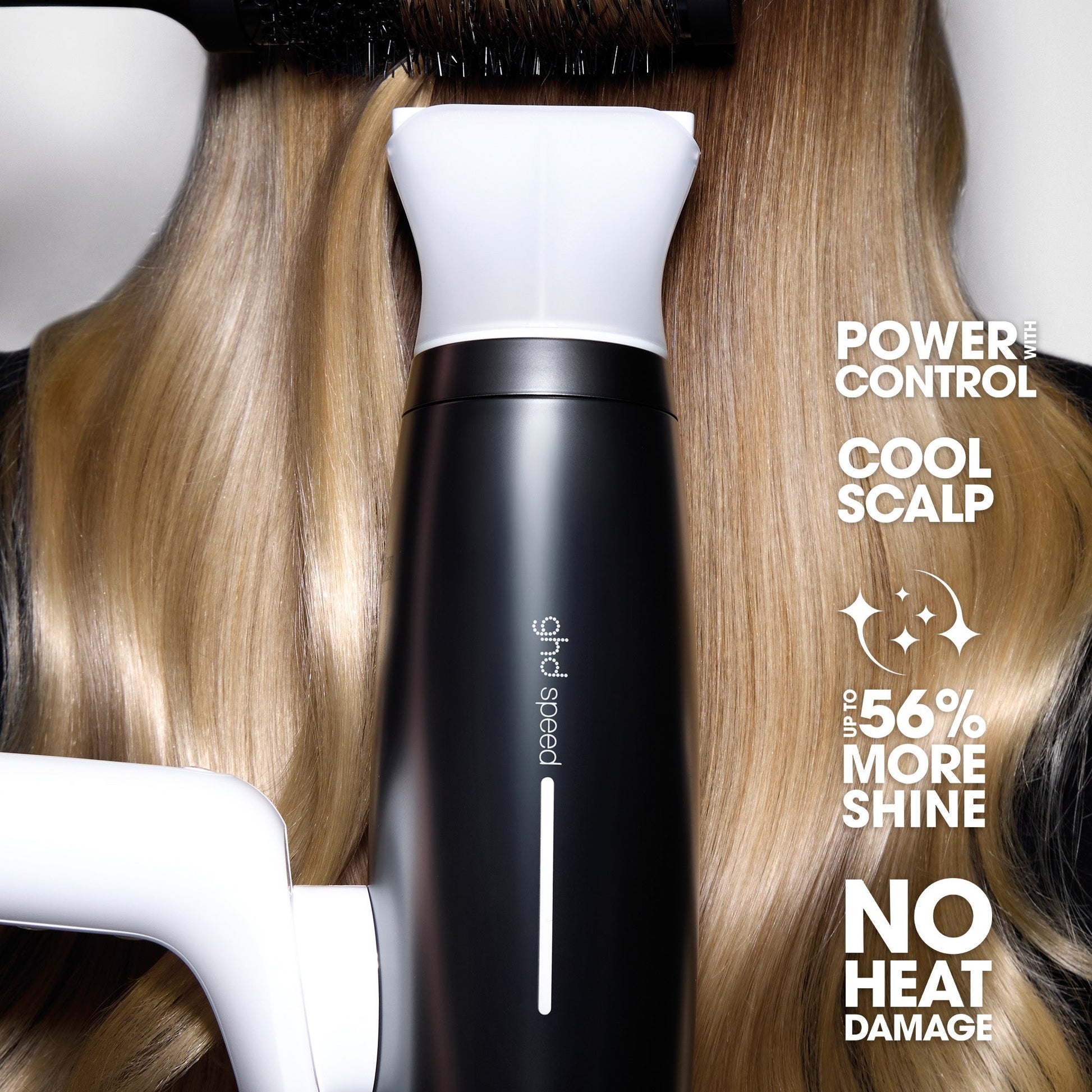 ghd Speed Hairdryer Silver White - Image 4