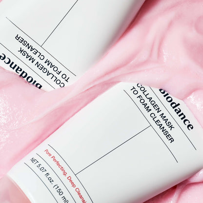 Biodance Collagen Mask to Foam Cleanser - Application