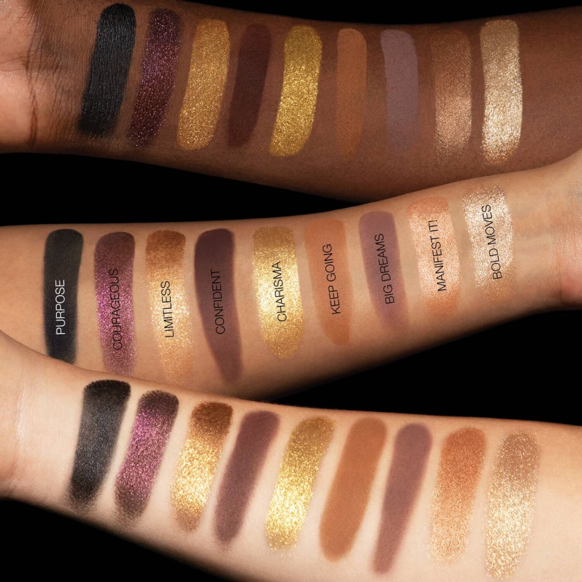 Huda Beauty Empowered Eyeshadow Palette - Application