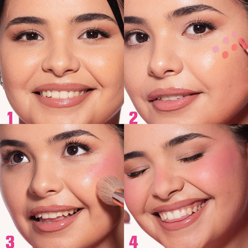 Huda Beauty Baby Blush Duo Cotton Candy and Peach Sorbet - Image 4