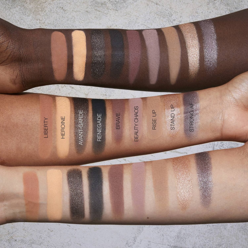 Huda Beauty Pretty Grunge Eyeshadow Palette - Application