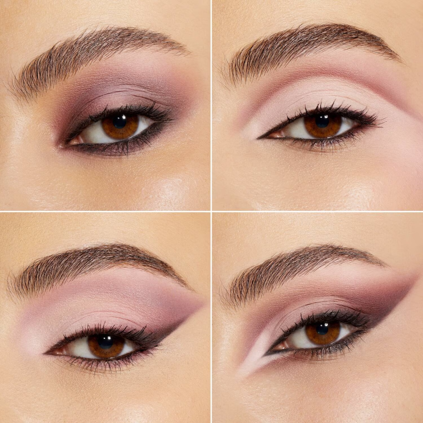 Huda Beauty Matte Obsessions Cool Eyeshadow - Application