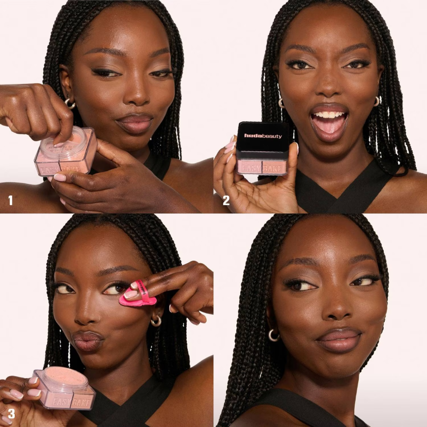 Huda Beauty Easy Bake Loose Powder Duo - Image 5