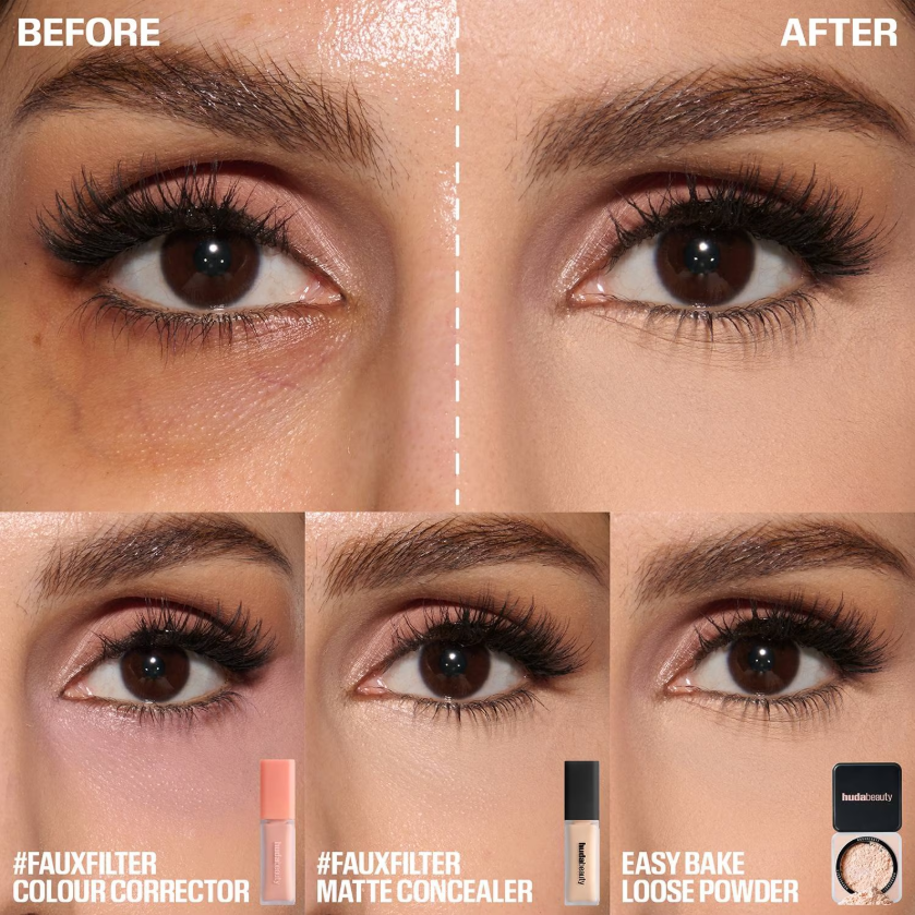 Huda Beauty Easy Bake Loose Powder Duo - Image 6