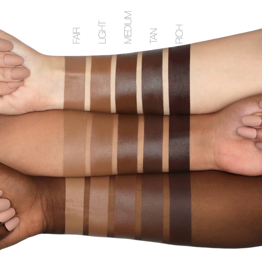 Huda Beauty Tantour Contour & Bronzer Cream - Application