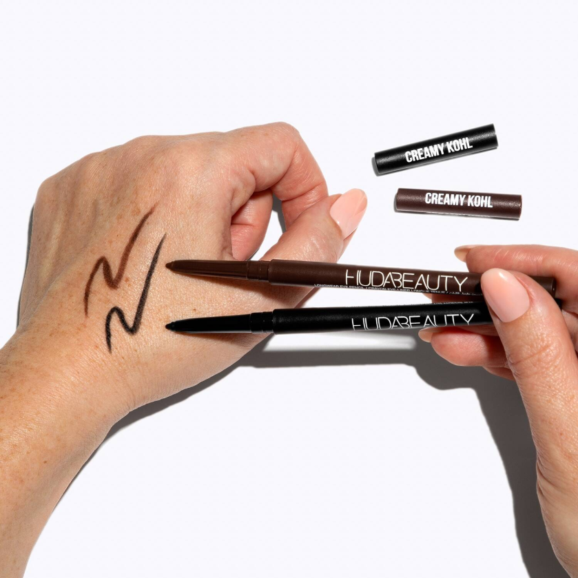 Huda Beauty Creamy Kohl Longwear Eye Pencil - Application