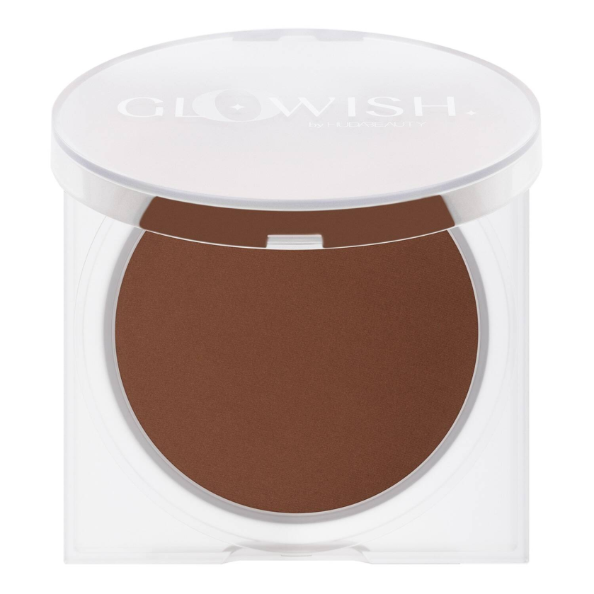 Huda Beauty Glowish Luminous Pressed Powder - Application
